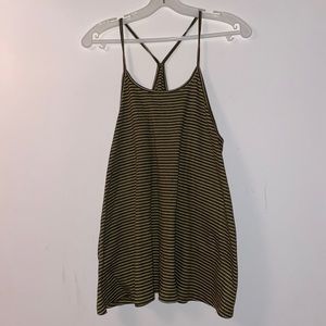 Stripped Olive Green Tank from Old Navy